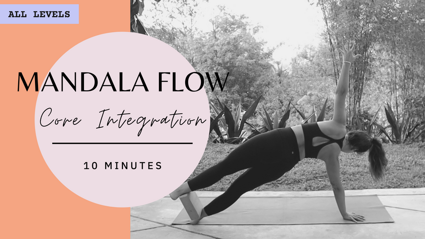 All Levels | Mandala Flow with Block | 10 Mins